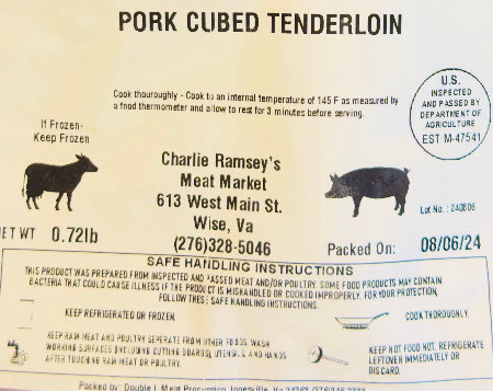 Pork Cubed Tenderloin