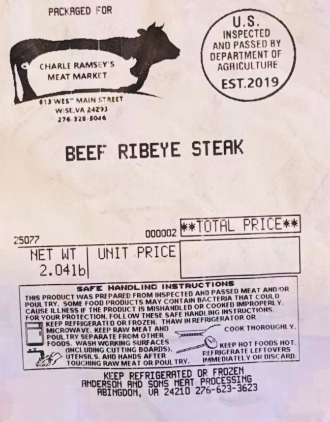 Beef Ribeye Steak
