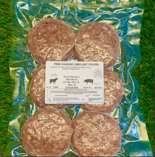 Pork Sausage Patties (Hot Italian)